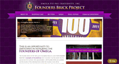 Desktop Screenshot of foundersbrick.oppf.org